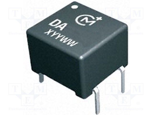 Audio Transformer, 2.06mH, 1:1 Turns Ratio, 3MHz, DIP