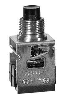 Illuminated Pushbutton Switch, SPDT, 5A, 30VDC, Panel Mount
