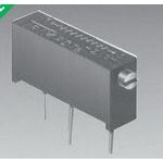 Cermet Trimmer Resistor, 100kR, 10% Tol, 0.75W, 15 Turn, Through Hole