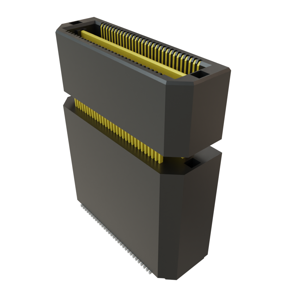 60-Position 2-Row Shrouded Header, 0.5mm Pitch, 125°C, 125V