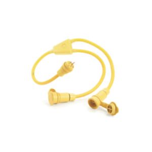 MOLDED Y-SPLICE 3' 12-3 GFCI