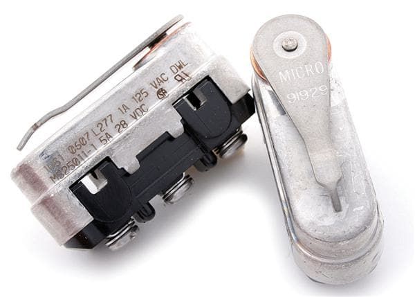 Snap Acting/Limit Switch, SPDT, Momentary, 25A, 28VDC, 1.9mm, Screw Terminal, Panel Mount