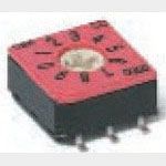 Rotary DIP Switch, 16 Pos, SP16T, 20V, Gold/Nickel, SMT