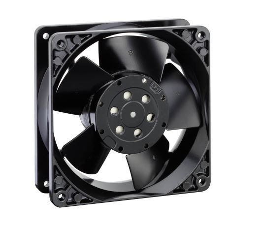 115V AC Axial Fan, 106CFM, 3100RPM, 18W, Ball Bearing