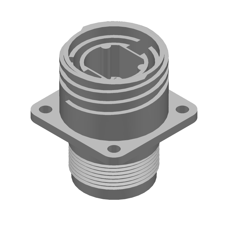 5 Pos Crimp Receptacle, 13A, 250V, IP65, Size 14
