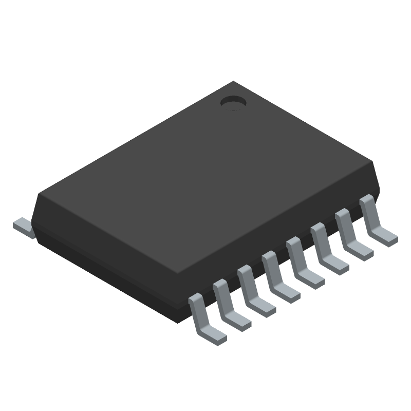 16-Bit Dual Audio DAC, 5V, Serial, SOIC, 95dB SNR