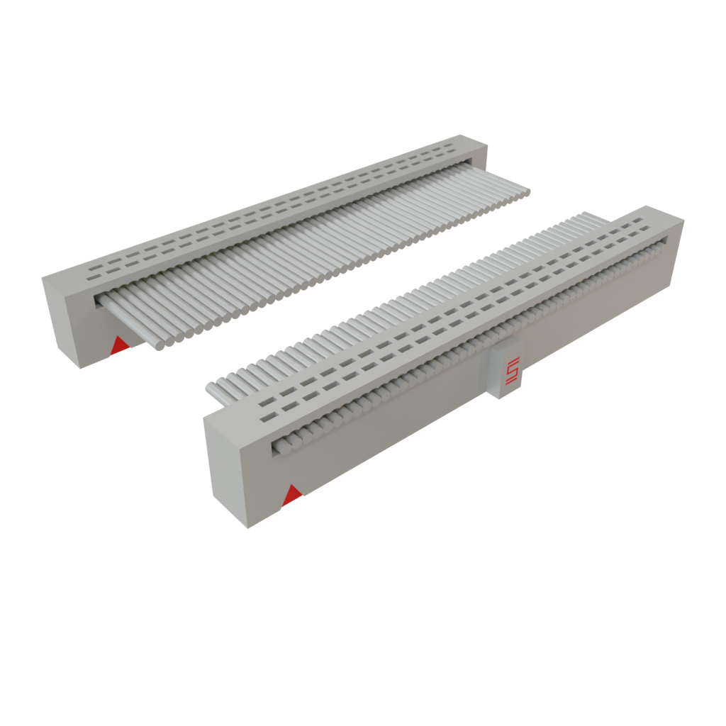 Cable Assembly 0.228m 30AWG 1.27mm 50 to 50 POS IDC Connector to IDC Connector F-F TIGER EYE™ Bulk