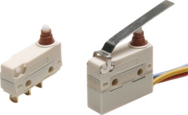 Micro switch 5 A Plunger 1 change-over (CO), V4LSGUL, Burgess