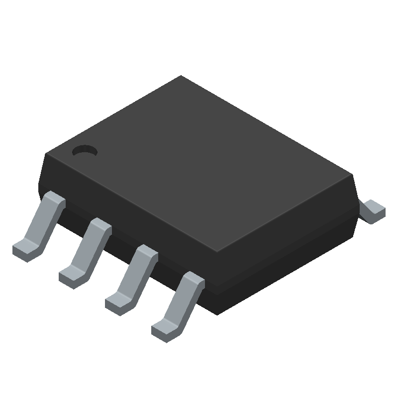 Hall Effect Sensor, 8-Pin SOIC, 4.5-5.5V, -40-125°C