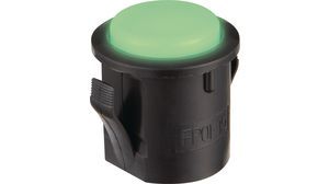 Switch Push Button (ON) OFF SPST Round Button Momentary Contact Panel Mount Connector