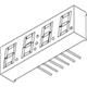 4-Digit Red Segmented LED Display Module, 7.11mm, 10mA, DIP