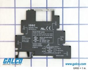 SOCKET;  DIN-RAIL SOCKET FOR RV 220-240VAC/DC