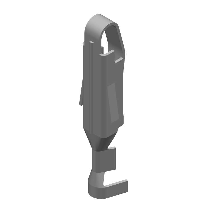 Signal Contact, Crimp, Male, 7A, 20-24AWG, Gold Plated