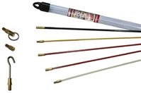 SuperRod Glass Fibre Reinforced Plastic (GRP) Cable Routing Tool, Rod Set