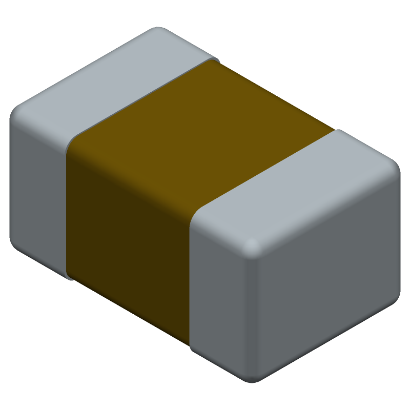 3.3nF 25V C0G 1% 0805 Ceramic Capacitor SMD T/R