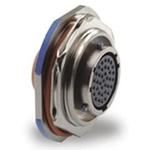 128-Contact Circular Connector, Straight Body, -65°C to 175°C, Crimp Termination