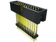 Conn Elevated Shrouded Header HDR 10 POS 2.54mm Solder ST Thru-Hole Bulk