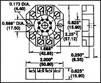 MULTICOMP   RS-8B   RELAY SOCKET