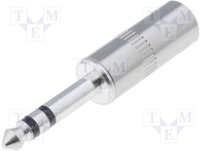 Audio/RCA Plug, 1 Pole, Male, Solder, 1A, 1.2kV