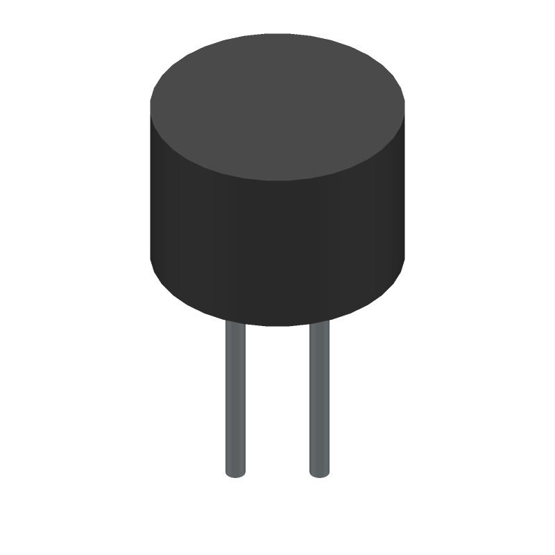 Phototransistor Sensor, 30V, 6.35mm, 1-Ch, Through Hole
