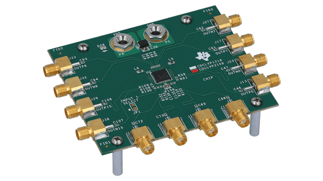 CDCLVP2108 Clock Buffer and Driver Evaluation Board