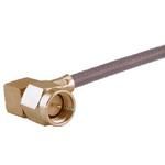 Right Angle SMA PL Connector, Cable Mount, 0 to 18G, -65 to 165°C