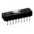 Switch Slide 4P3T Extended Top Slide 20VAC 20VDC 0.4VA PC Pins Thru-Hole Tube