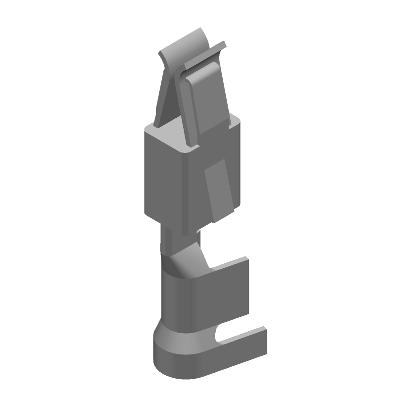 Female Signal Crimp Connector, Copper Alloy/Tin, 13-17AWG