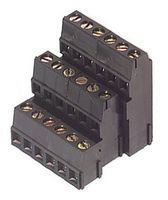 12 Pos 5.08mm Pitch 300V 10A Terminal Block, 3-Level, Thru-Hole