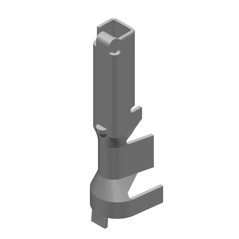 Power Contact, Female, Crimp, 1.5mm Tab, Tin Plated Bronze/Brass