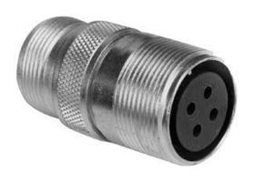 Conn Circular SKT 3 POS Solder Cup ST Cable Mount 3 Terminal 1 Port Automotive