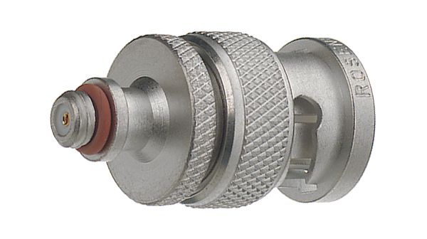 BNC Male to Microdot Female Adapter, 50 Ohm, 2GHz, Brass