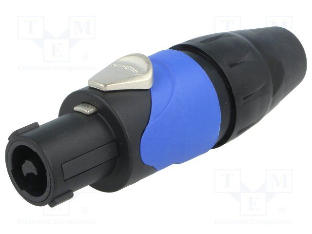 Loudspeaker Connectors 2P Cable Conn Solder Metal Black/Blue