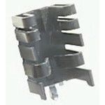 Heat Sink, 26.8ohm, Clip, Aluminum, Anodized, ROHS COMPLIANT