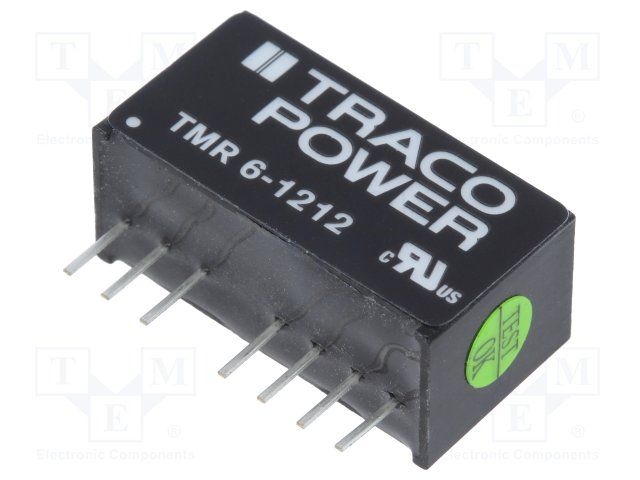 TRACOPOWER - TMR 6-1212 - DC/DC CONVERTER, 1 O/P, 0.5A, 12V