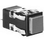 Switch Push Button N.O./N.C. DPDT Square Button Momentary Contact Panel Mount Quick Connect/Solder