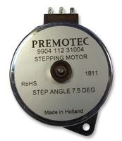 PREMOTEC         9904-112-31004             Stepper Motor, Unipolar, 2.8 N-cm, 175 mA, Four, 65 ohm, 100 mH