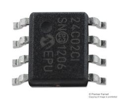 2Kb EEPROM, 256x8, I2C, 400kHz, SOIC, 5.5V