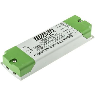 350mA AC/DC LED Driver, 20W, 34V Out, Analog Dim