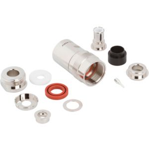 Conn Triax 0Hz to 500MHz 50Ohm Solder ST Cable Mount PL Silver