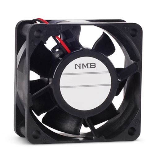 60x25mm Axial Fan, 12VDC, 23.3CFM, 4700RPM, Ball Bearing