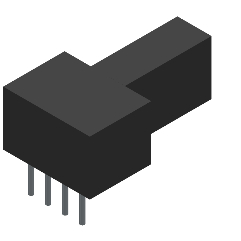 Peizoresistive Sensor, Gage, 0Psi Min, 100Psi Max, Rectangular