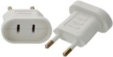 Adapter 2-pin, Euro – USA USA Euro, 149550, Steffen