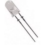 Green Uni-Color LED Emitter, 516nm, 2-Pin, T-1 3/4, 30mA