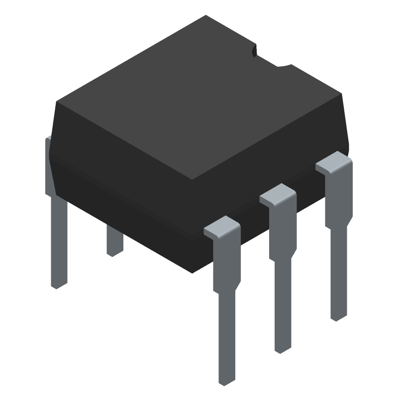 Triac Output Optocoupler, 1-Element, 5300V Isolation, DIP-6