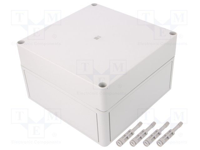 Enclosure;  Polycarbonate;  Solid Screw Cover;  7.1x7.2x4.4 In;  IP66;  PK Series