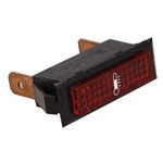 Indicator Panel Mount IncandescentTemp Red 14Volt1.2W .250Ta