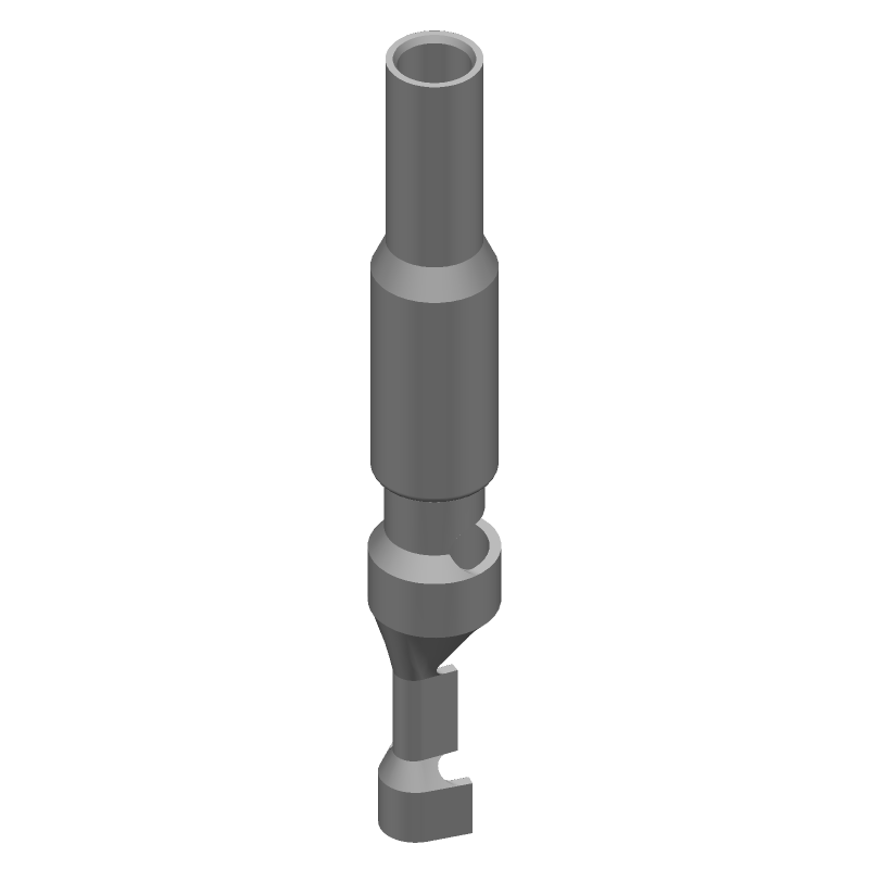 Female Crimp Signal/Power Contact, 7A, 26-30AWG, Gold, 600V