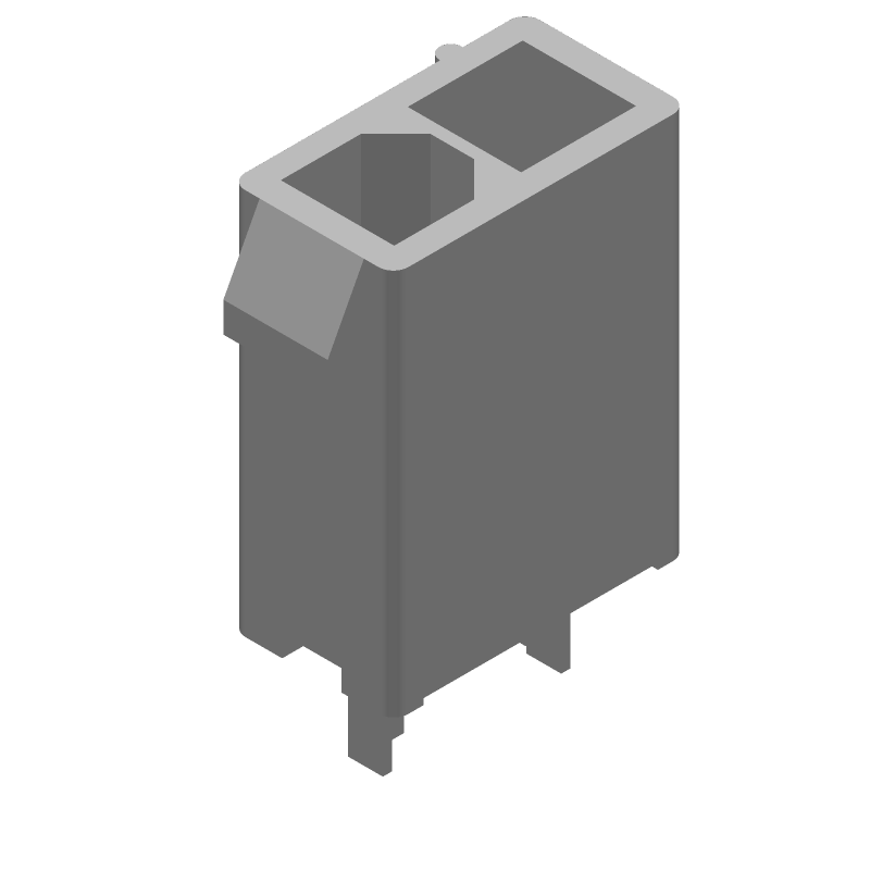 2 Pos 4.2mm Pitch 9A 600V Male Straight Through Hole Header