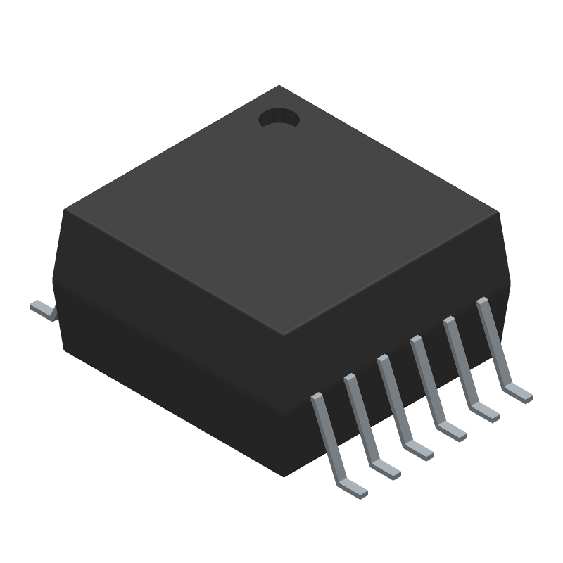 Switching Transformer 1:0.56/1:0.33 0.06Ohm Prim. DCR 0.037Ohm Sec. DCR 30W 12 Terminal Gull Wing SMD
